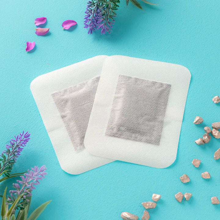 Autocolantes Detox para os Pés Lavanda 10 Unidades