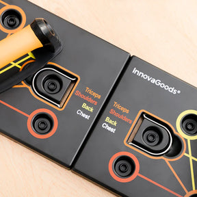 Prancha de flexão com bandas de resistência e guia de exercícios Pulsher InnovaGoods