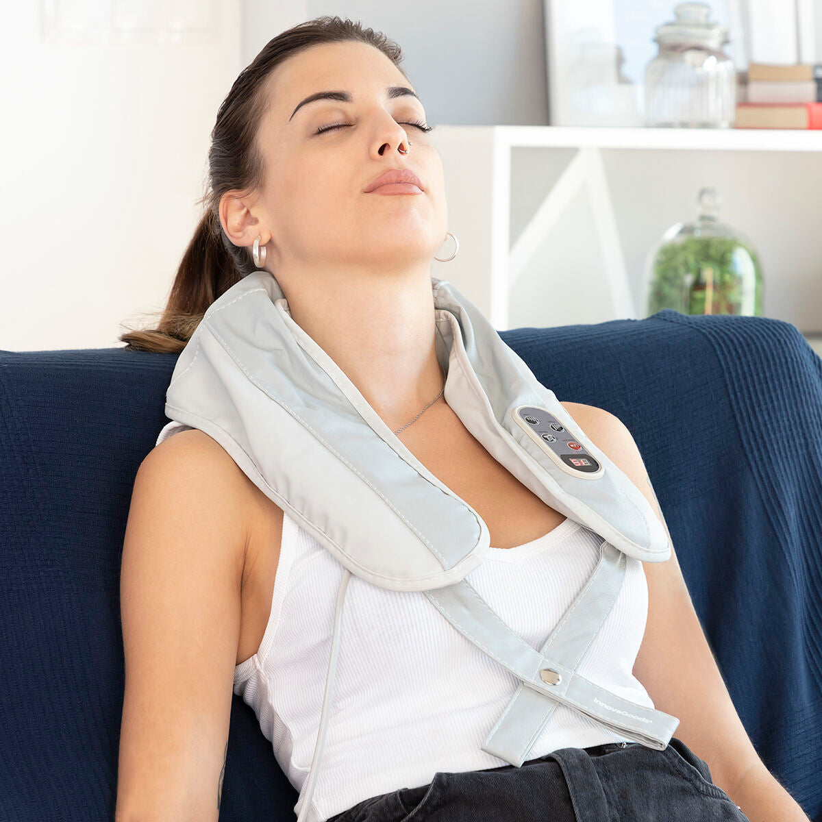 Massajador elétrico Tappilan InnovaGoods com toques e calor