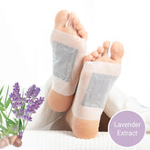 Autocolantes Detox para os Pés Lavanda 10 Unidades